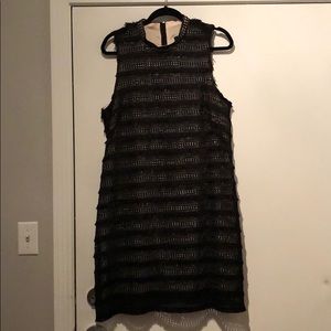 J. Crew Black Tassel Dress